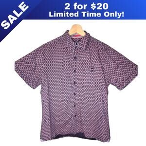 [Sale: 2 for $20!] Lon NYC Button-Down Shirt – Medium, Excellent Condition 0033